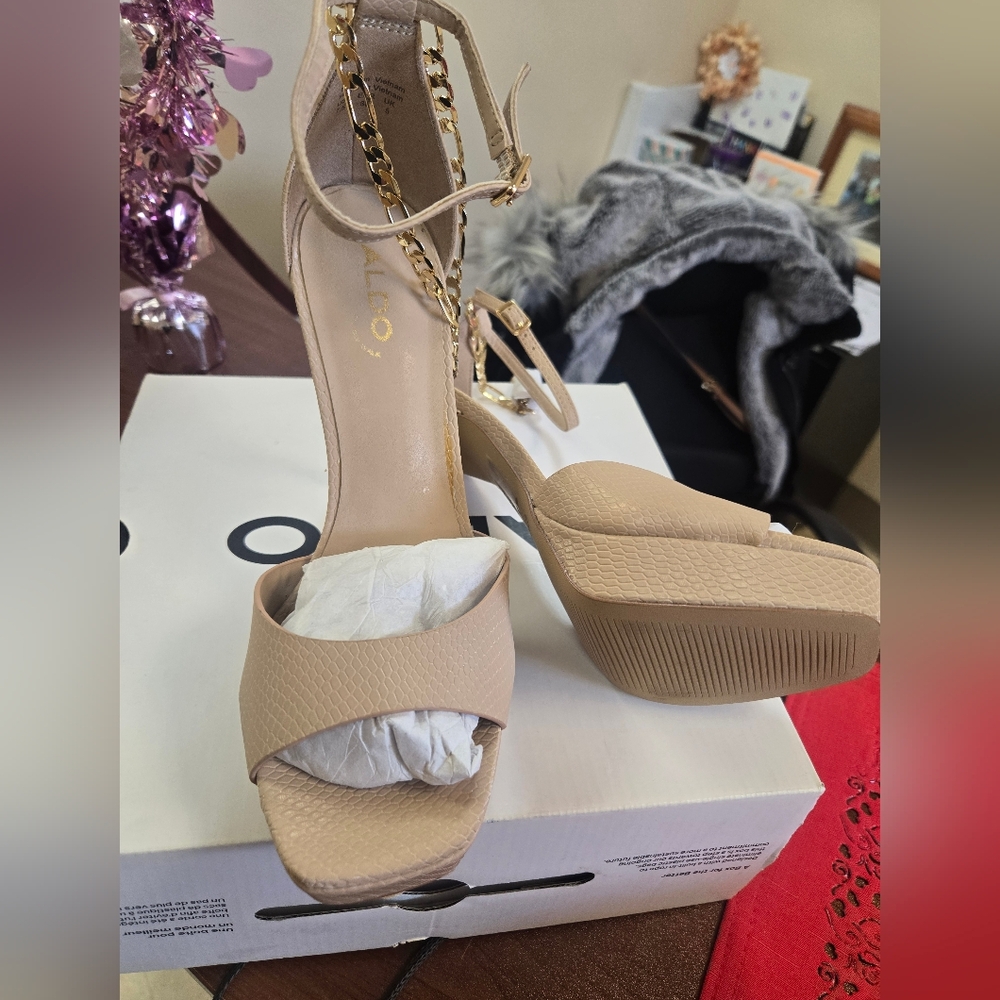 Aldo Priscilla Women's Nude Heels